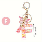 Alphabet Initial Letter Keychain Cute Backpack Charm