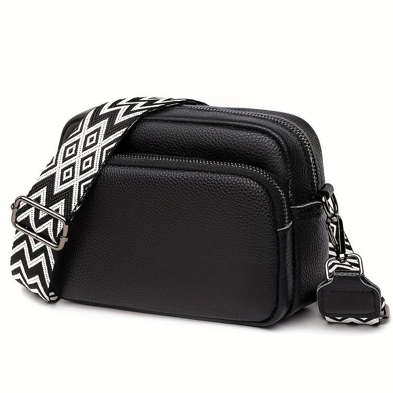 Stylish PU Crossbody Bag