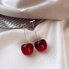 Fruit Cherry Drop Earrings