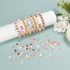 Boho Chic 2600pcs Bracelet Making Kit with Butterfly Charms & Clay Beads