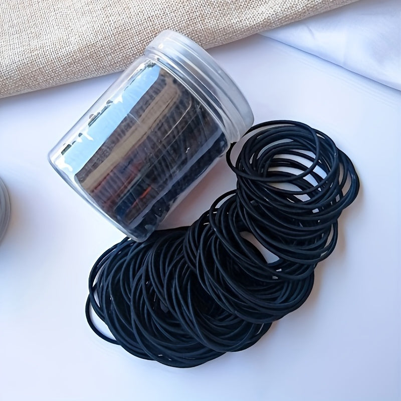 100 Hair Tie Ponytail Holders