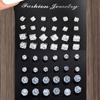 Elegant Stud Earrings Set for Women