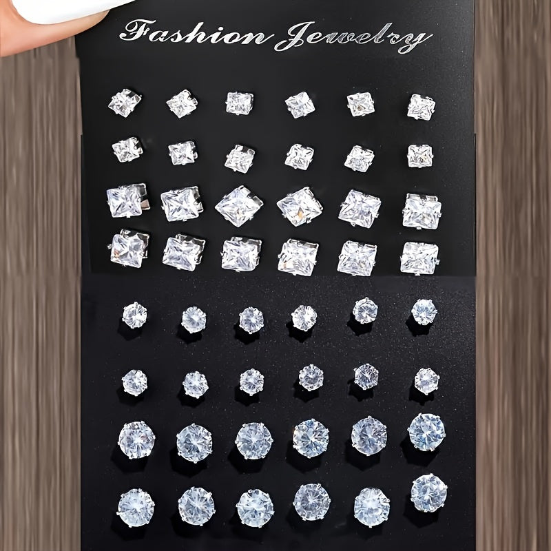 Elegant Stud Earrings Set for Women