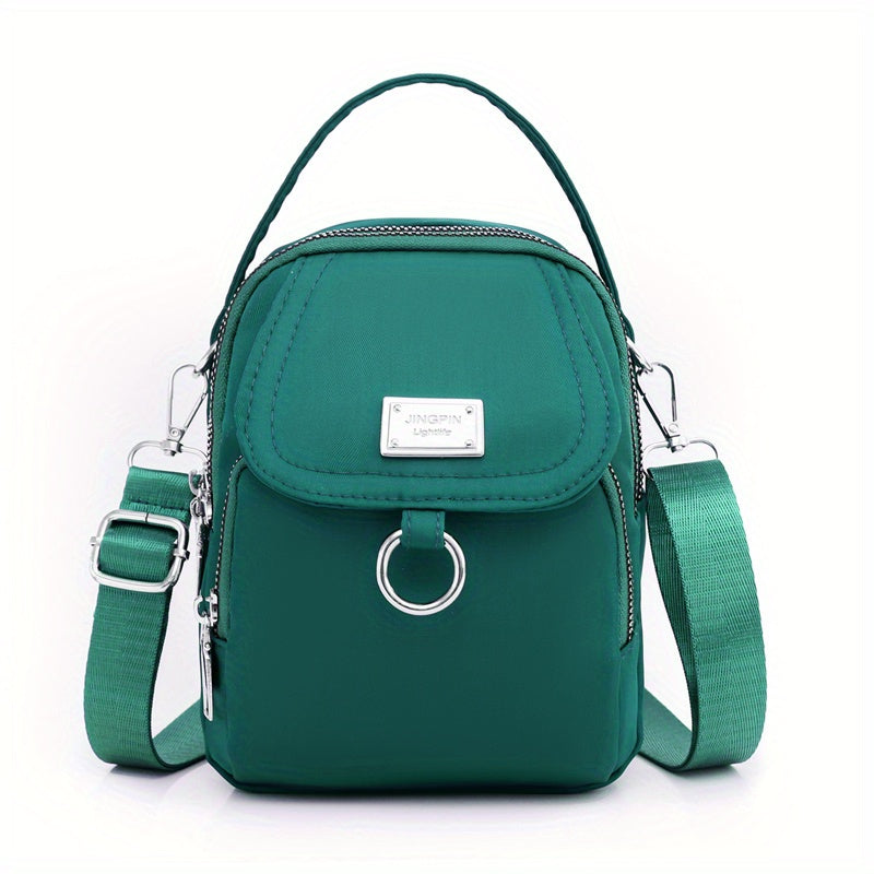 OGEHUAFEE Womens Mini Light Blue Nylon Shoulder Bag