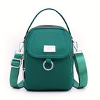 OGEHUAFEE Womens Mini Light Blue Nylon Shoulder Bag