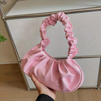 Cloud Ruched Hobo handbag