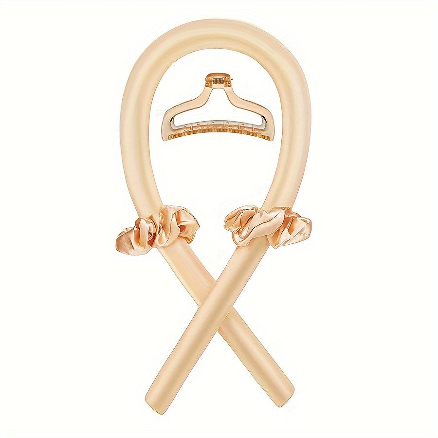 Minimalist Fabric Hair Curler with Bow Detail