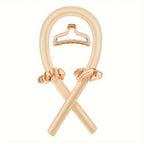 Minimalist Fabric Hair Curler with Bow Detail
