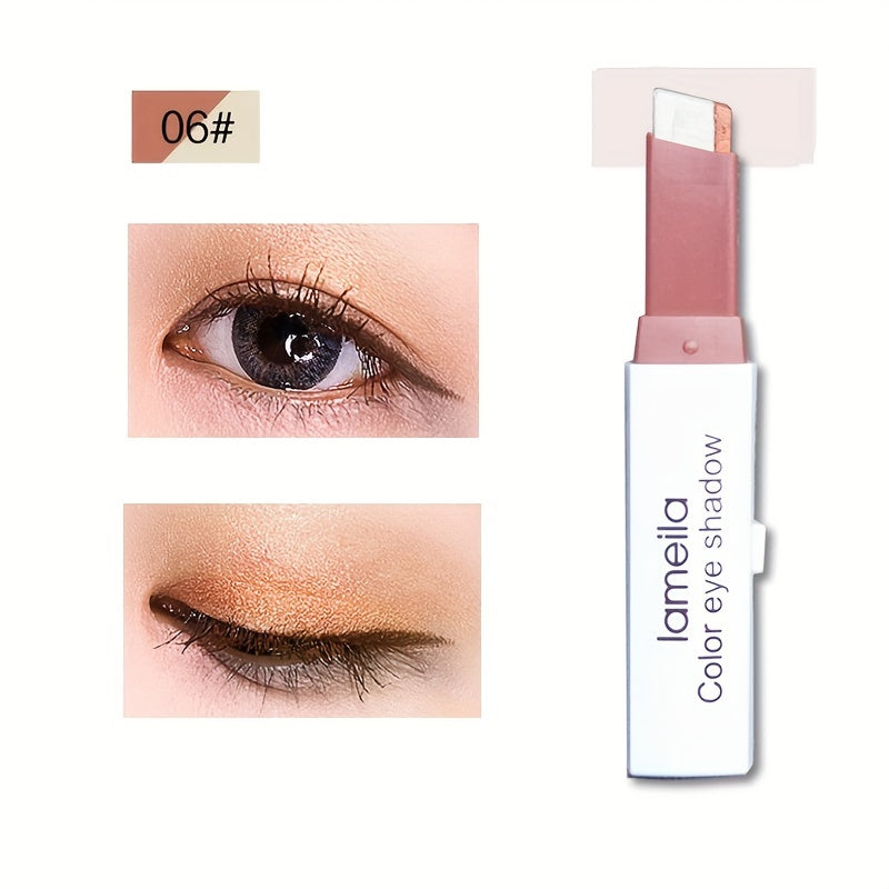 Lazy Eyeshadow Two Tone Gradient Glitter