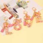 Alphabet Initial Letter Keychain Cute Backpack Charm