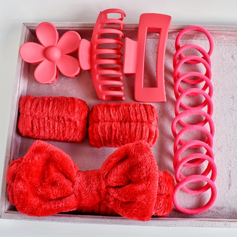 16pcs/set Flower Shaped Hair Accessories Kit