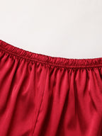 Cozy Solid Pyjama Set Women's Sleepwear