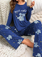 Women'S Cozy Gray Pyjama Set