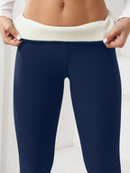 Women's High-Elasticity Warm Yoga Leggings.