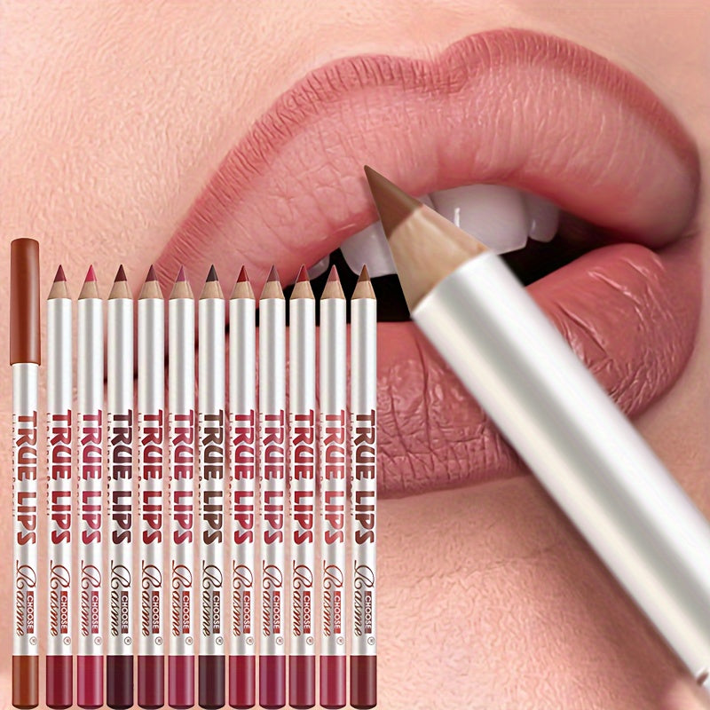 Matte Lip Liner & Lipstick Pencil Set