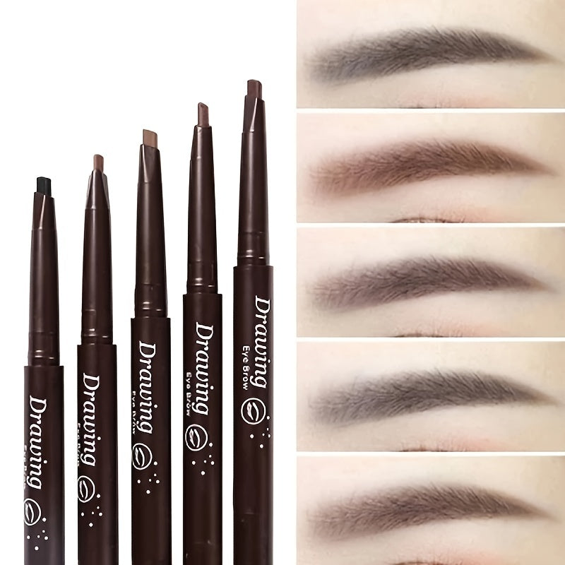 Waterproof 5 Colors Natural Eyebrow Pencil.
