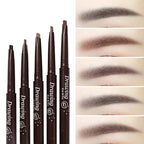 Waterproof 5 Colors Natural Eyebrow Pencil.
