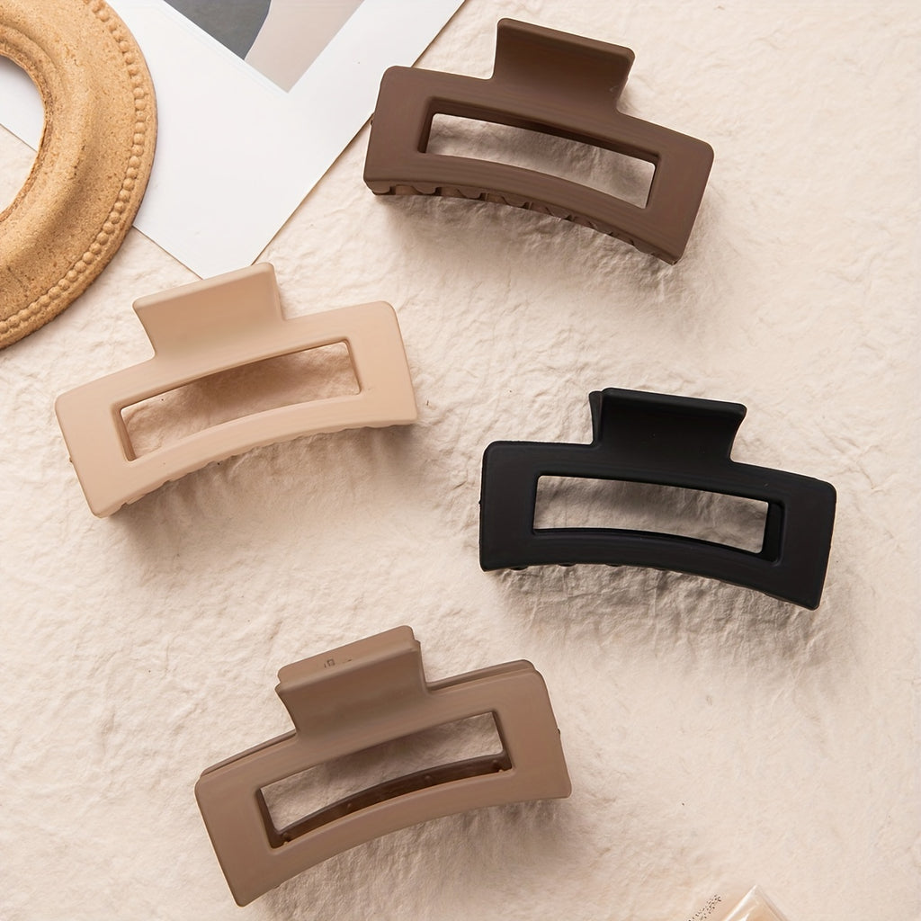 4 Pack Elegant Matte Vintage Hollow Design Clips