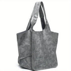 Large Capacity Retro PU Tote Bag For Women