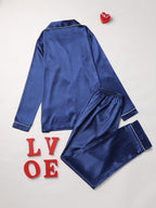 Cozy Solid Pyjama Set Women's Sleepwear