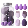 Pink Makeup Sponge Blender Set with Storage Jar