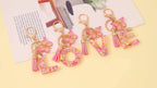 Alphabet Initial Letter Keychain Cute Backpack Charm