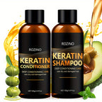 ROZINO Keratin Shampoo and Conditioner Hair Care Set