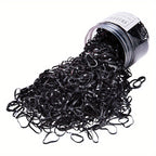 1500pcs Disposable Hair Ties for Baby Girls' Ponytails