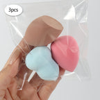 Medium Makeup Sponges 3/6/12pcs, Assorted Colors and Shapes.