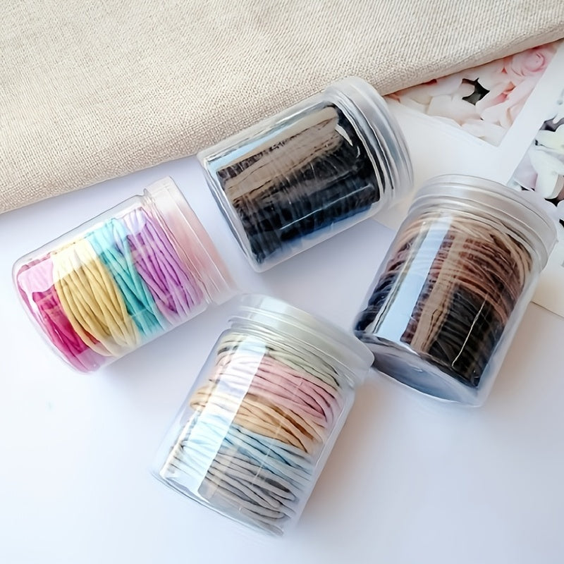100 Hair Tie Ponytail Holders