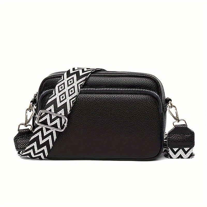 Stylish PU Crossbody Bag