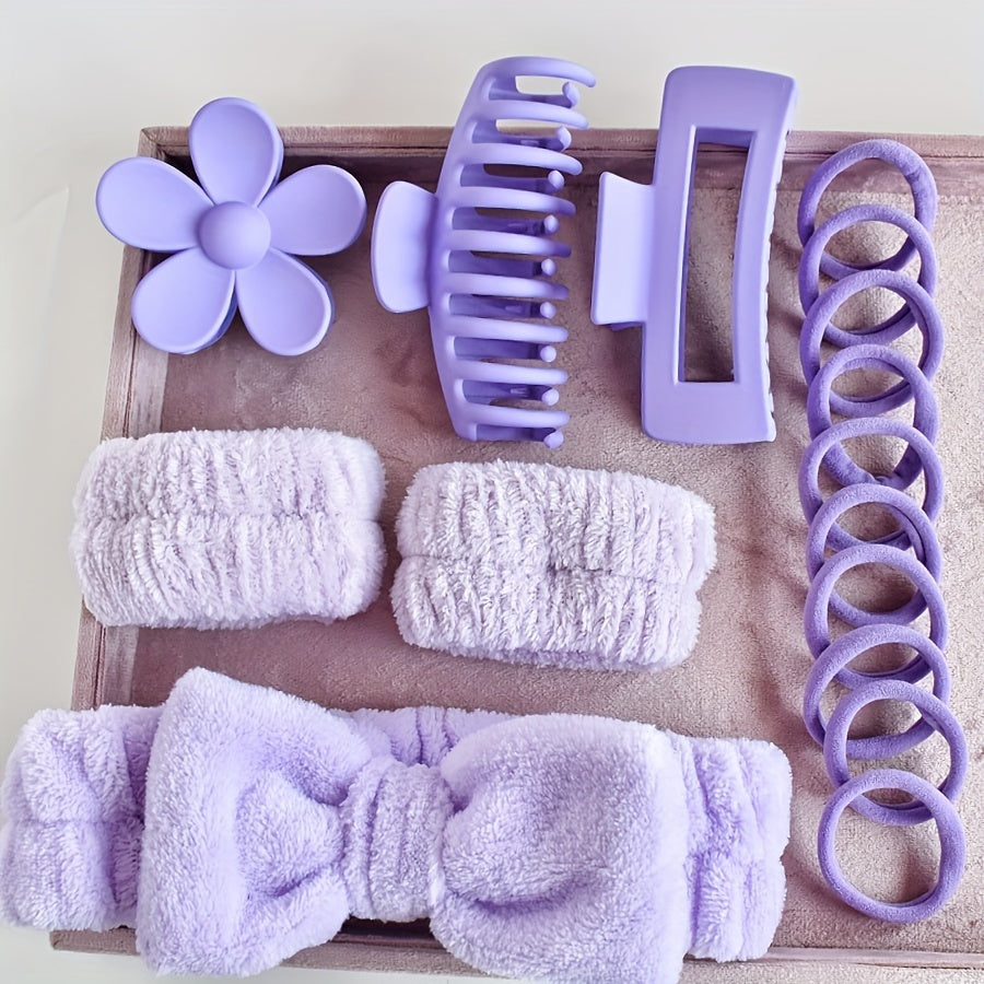 16pcs/set Flower Shaped Hair Accessories Kit