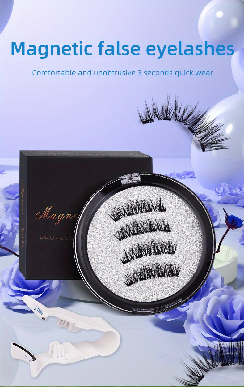 Magnetic False Eyelashes with Applicator