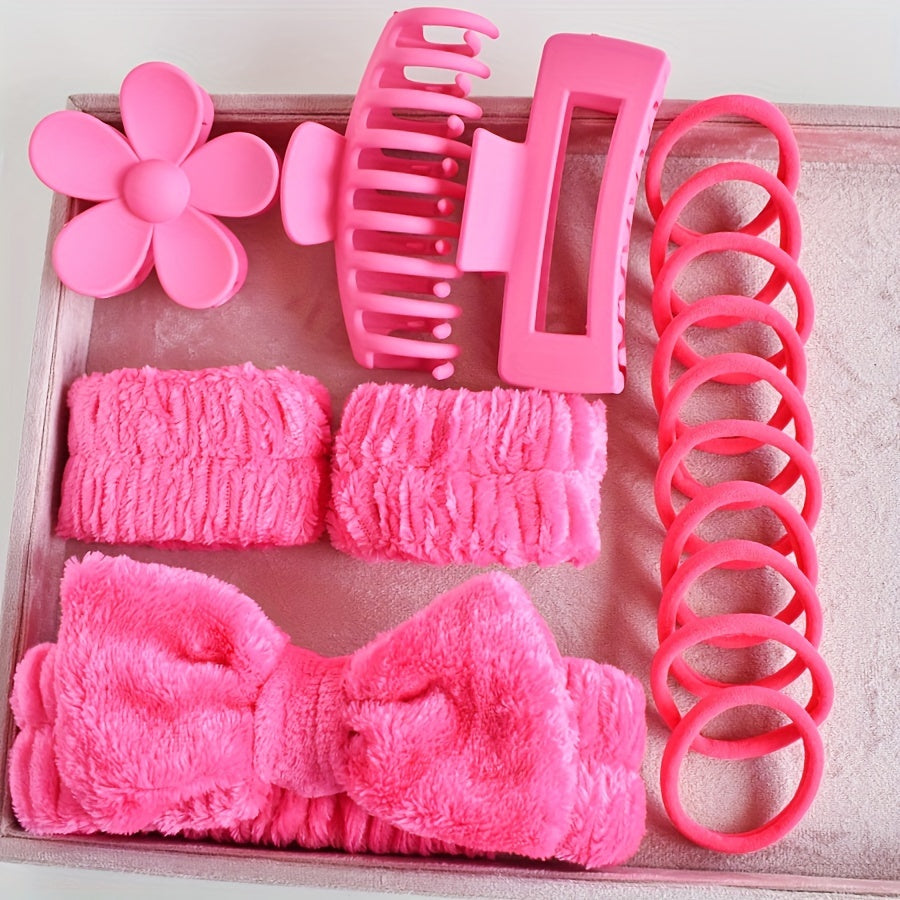 16pcs/set Flower Shaped Hair Accessories Kit