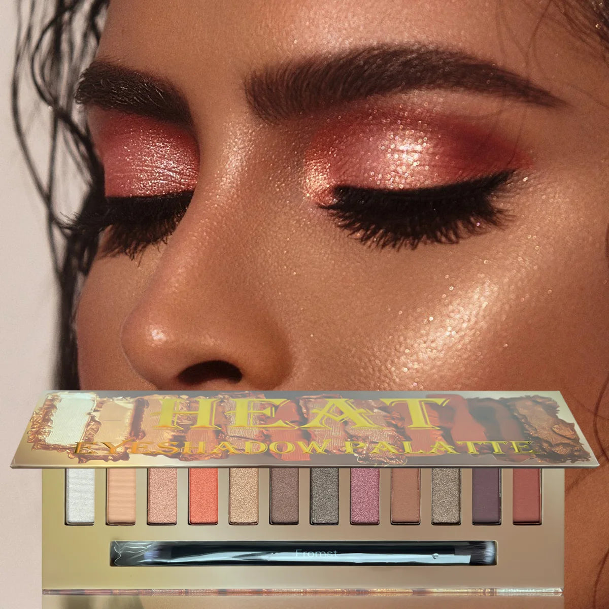 12 Color Matte Eyeshadow Plate Eye Makeup Waterproof