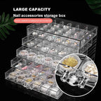 120 Grid Acrylic 5-Layer Drawer Detachable Jewelry Storage Box
