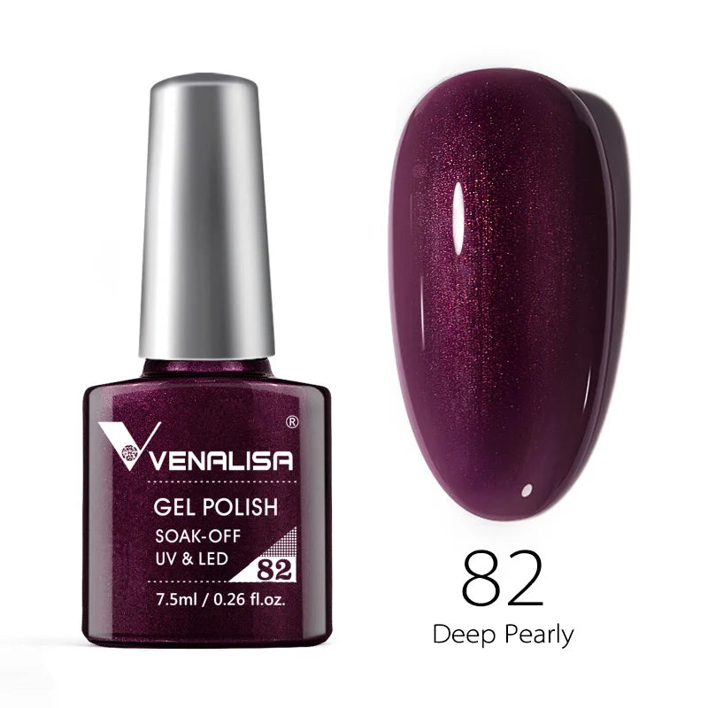 VENALISA Nail Glitter Gel Polish Semi Permanent Gellack.