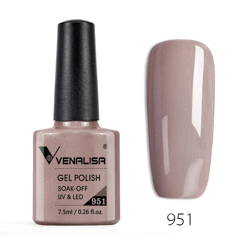 VENALISA Nail Glitter Gel Polish Semi Permanent Gellack.