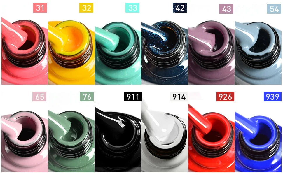 VENALISA Nail Glitter Gel Polish Semi Permanent Gellack.