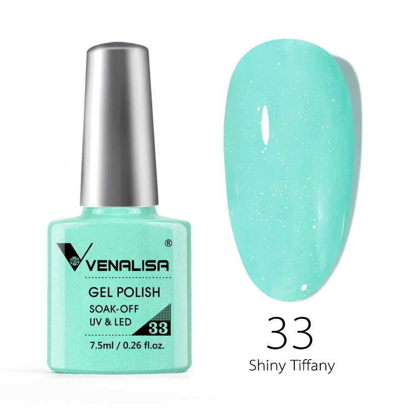 VENALISA Nail Glitter Gel Polish Semi Permanent Gellack.