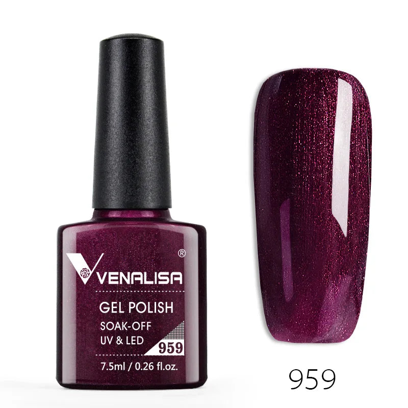 VENALISA Nail Glitter Gel Polish Semi Permanent Gellack.