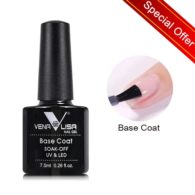 VENALISA Nail Glitter Gel Polish Semi Permanent Gellack.