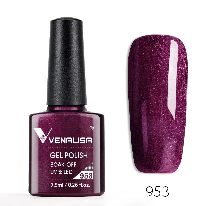 VENALISA Nail Glitter Gel Polish Semi Permanent Gellack.