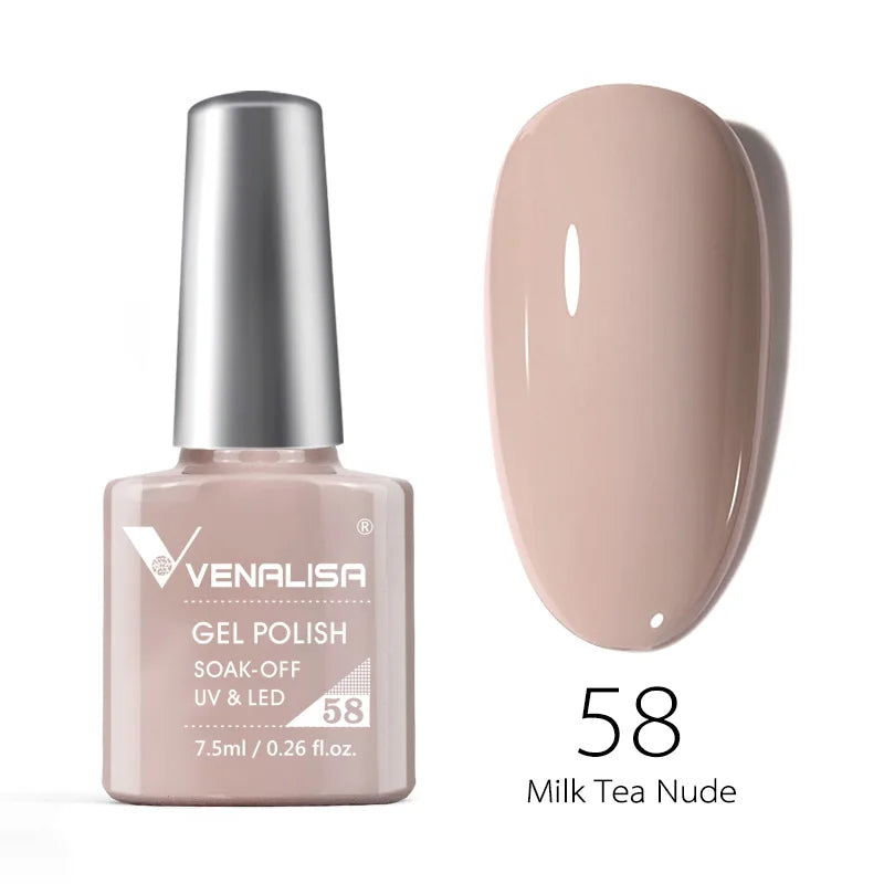VENALISA Nail Glitter Gel Polish Semi Permanent Gellack.