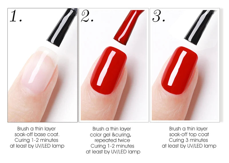 VENALISA Nail Glitter Gel Polish Semi Permanent Gellack.