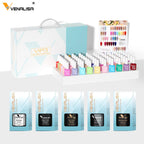 VENALISA Nail Glitter Gel Polish Semi Permanent Gellack.