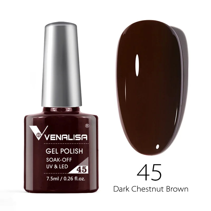 VENALISA Nail Glitter Gel Polish Semi Permanent Gellack.