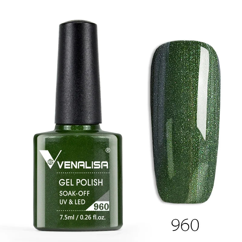 VENALISA Nail Glitter Gel Polish Semi Permanent Gellack.