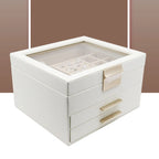 Exquisite Three-layer Large Jewelry Storage Box