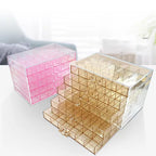 120 Grid Acrylic 5-Layer Drawer Detachable Jewelry Storage Box